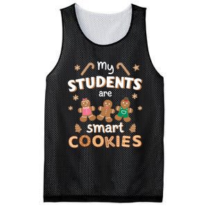 My Students Are Smart Cookies For Christmas Teacher Long Sleeve Mesh Reversible Basketball Jersey Tank