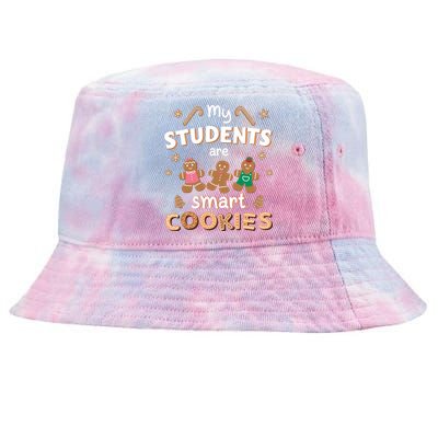 My Students Are Smart Cookies For Christmas Teacher Long Sleeve Tie-Dyed Bucket Hat