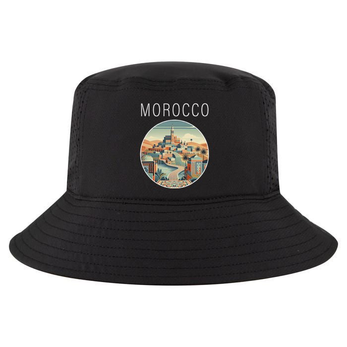 Morocco Scenery Art Deco Cool Comfort Performance Bucket Hat