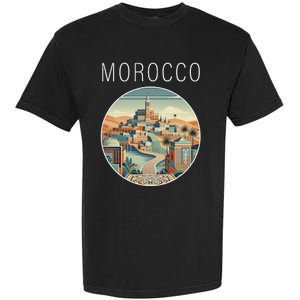 Morocco Scenery Art Deco Garment-Dyed Heavyweight T-Shirt