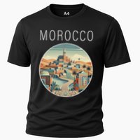 Morocco Scenery Art Deco Cooling Performance Crew T-Shirt