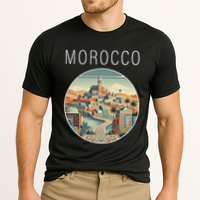 Morocco Scenery Art Deco Cooling Performance Crew T-Shirt
