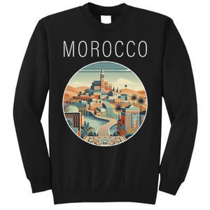 Morocco Scenery Art Deco Sweatshirt