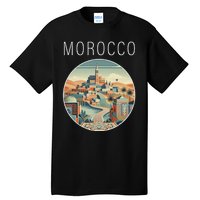 Morocco Scenery Art Deco Tall T-Shirt