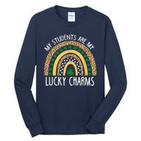 My Students Are My Lucky Charms Funny St Patricks Day Tall Long Sleeve T-Shirt