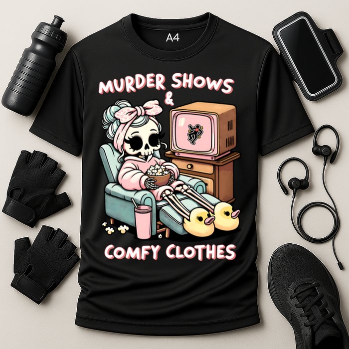 Murder Shows And Comfy Clothes Cooling Performance Crew T-Shirt