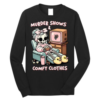 Murder Shows And Comfy Clothes Long Sleeve Shirt