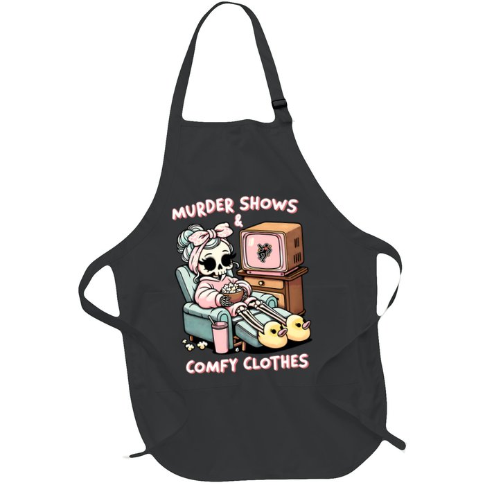 Murder Shows And Comfy Clothes Apron