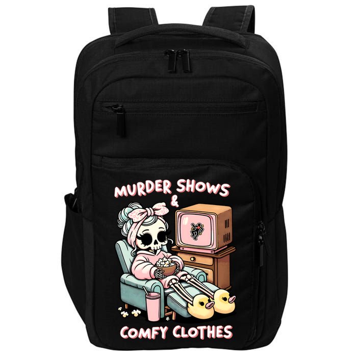 Murder Shows And Comfy Clothes Impact Tech Backpack