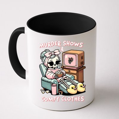 Murder Shows And Comfy Clothes Mug