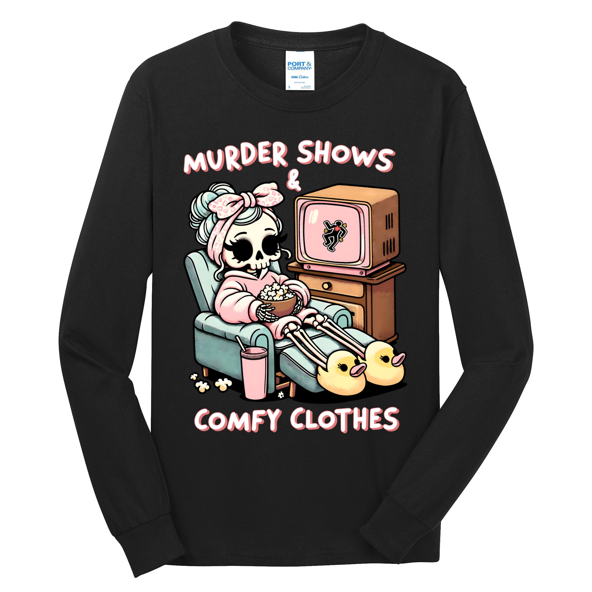 Murder Shows And Comfy Clothes Tall Long Sleeve T-Shirt