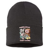 Murder Shows And Comfy Clothes Sustainable Knit Beanie