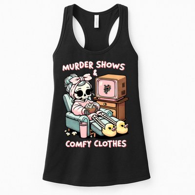 Murder Shows And Comfy Clothes Womens Tank Top