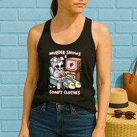 Murder Shows And Comfy Clothes Womens Tank Top