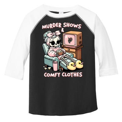 Murder Shows And Comfy Clothes Toddler Fine Jersey T-Shirt
