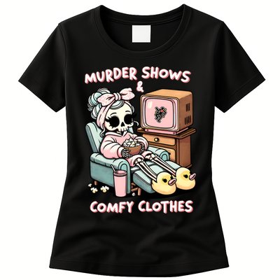 Murder Shows And Comfy Clothes Womens T-Shirt