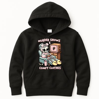 Murder Shows And Comfy Clothes Kids Hoodie