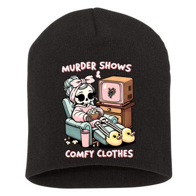 Murder Shows And Comfy Clothes Short Acrylic Beanie