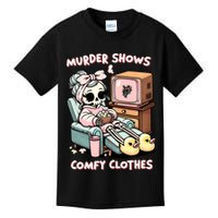 Murder Shows And Comfy Clothes Kids T-Shirt