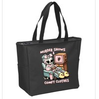 Murder Shows And Comfy Clothes Zip Tote Bag