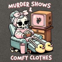 Murder Shows And Comfy Clothes Cotton Canvas Backpack
