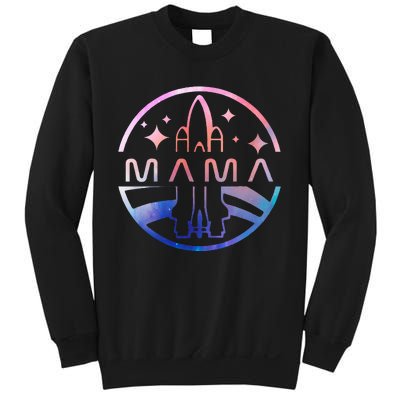 Mama Space Astronaut Rocket Birthday Party Sweatshirt