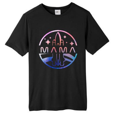 Mama Space Astronaut Rocket Birthday Party Tall Fusion ChromaSoft Performance T-Shirt