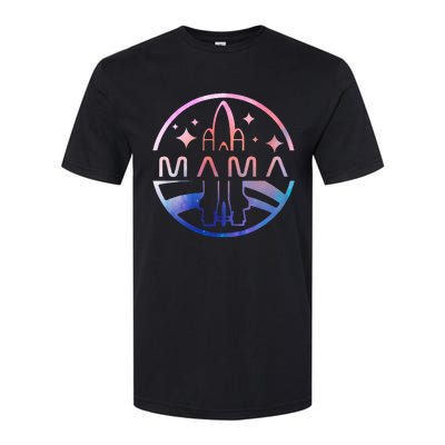 Mama Space Astronaut Rocket Birthday Party Softstyle CVC T-Shirt