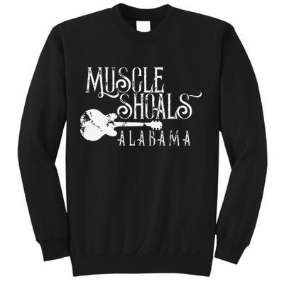 Muscle Shoals Alabama With Guitar Swampy Soul Music Fans Sweatshirt