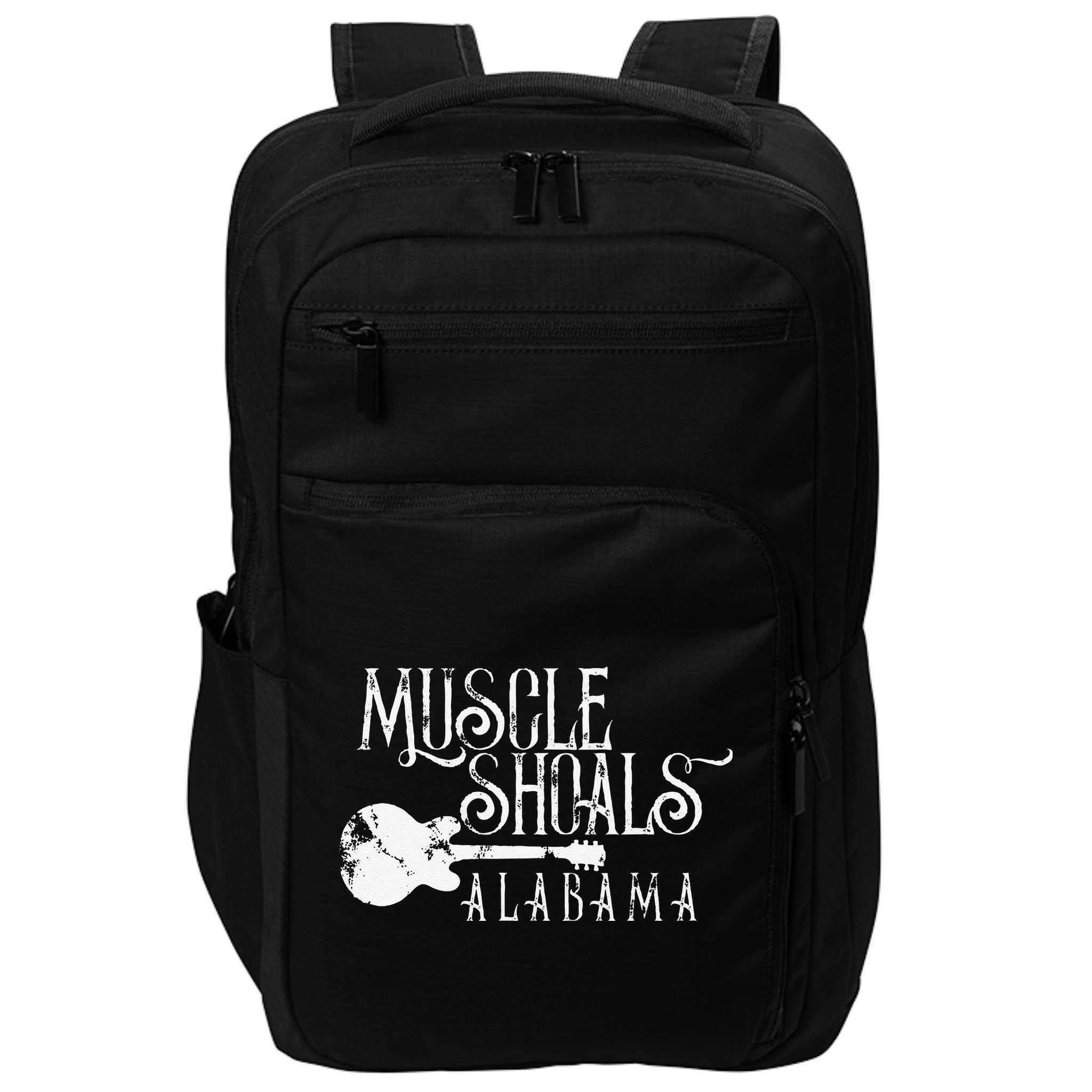 Muscle Shoals Alabama With Guitar Swampy Soul Music Fans Impact Tech Backpack