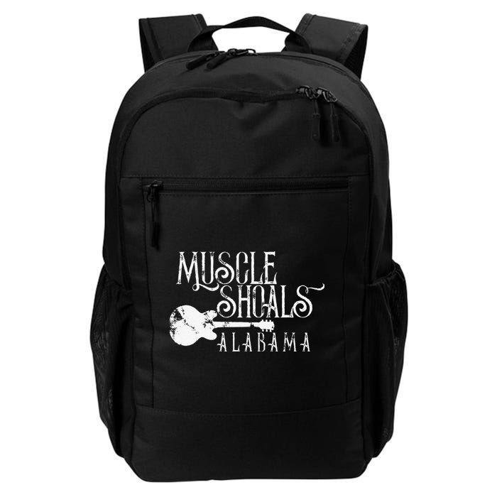 Muscle Shoals Alabama With Guitar Swampy Soul Music Fans Backpack