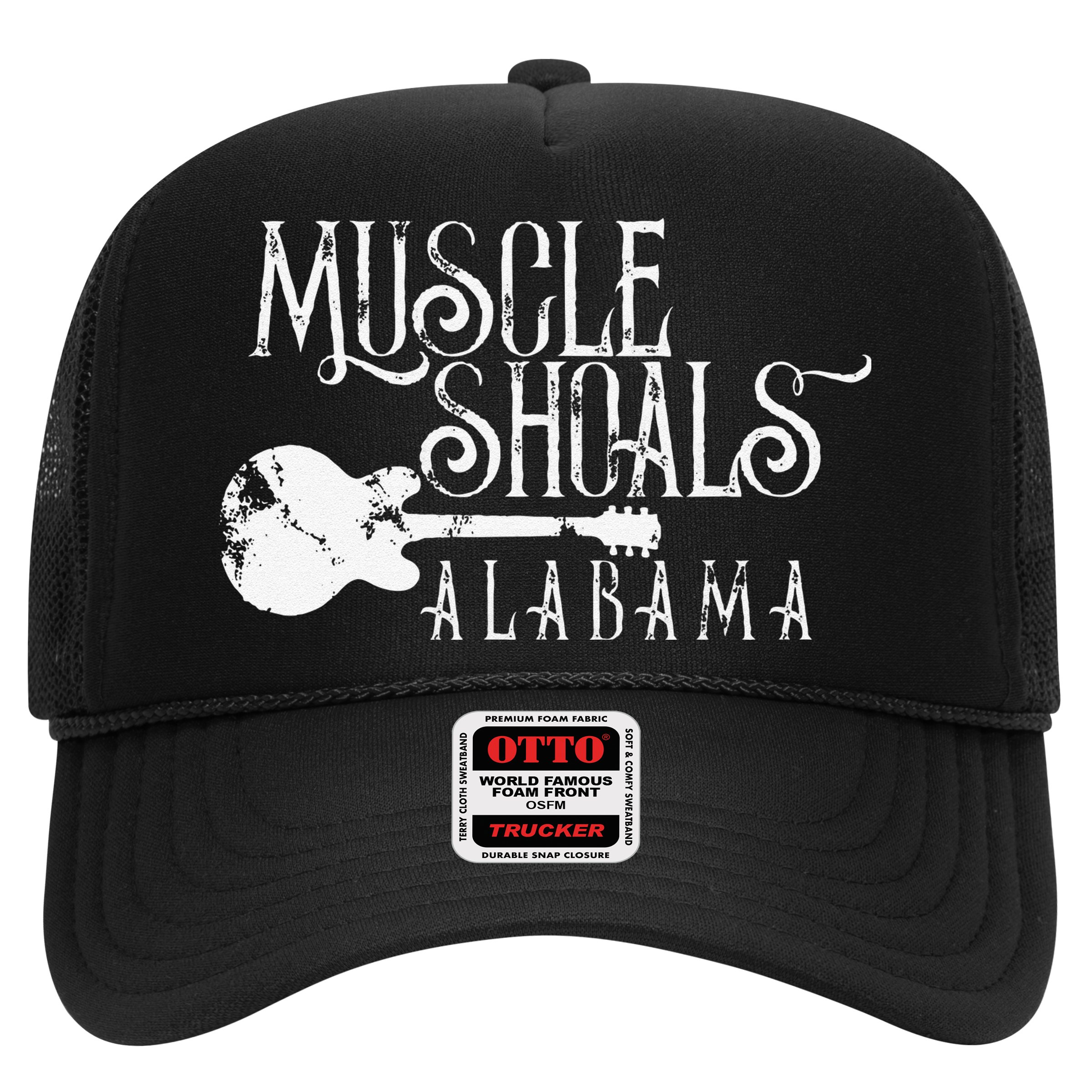 Muscle Shoals Alabama With Guitar Swampy Soul Music Fans Hat