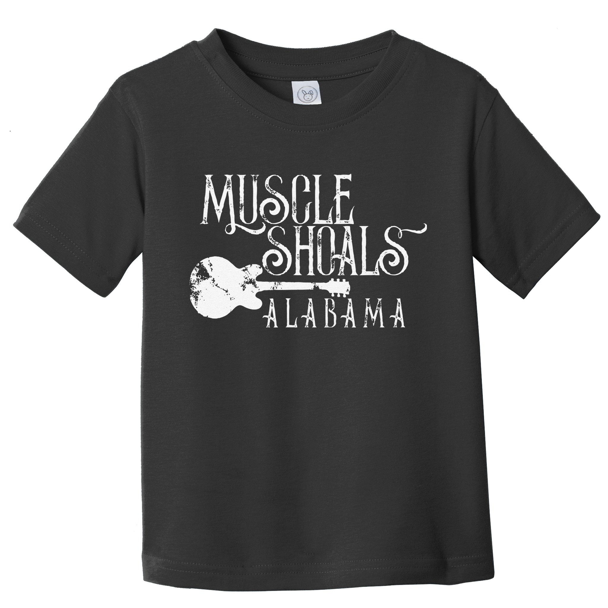 Muscle Shoals Alabama With Guitar Swampy Soul Music Fans Toddler T-Shirt