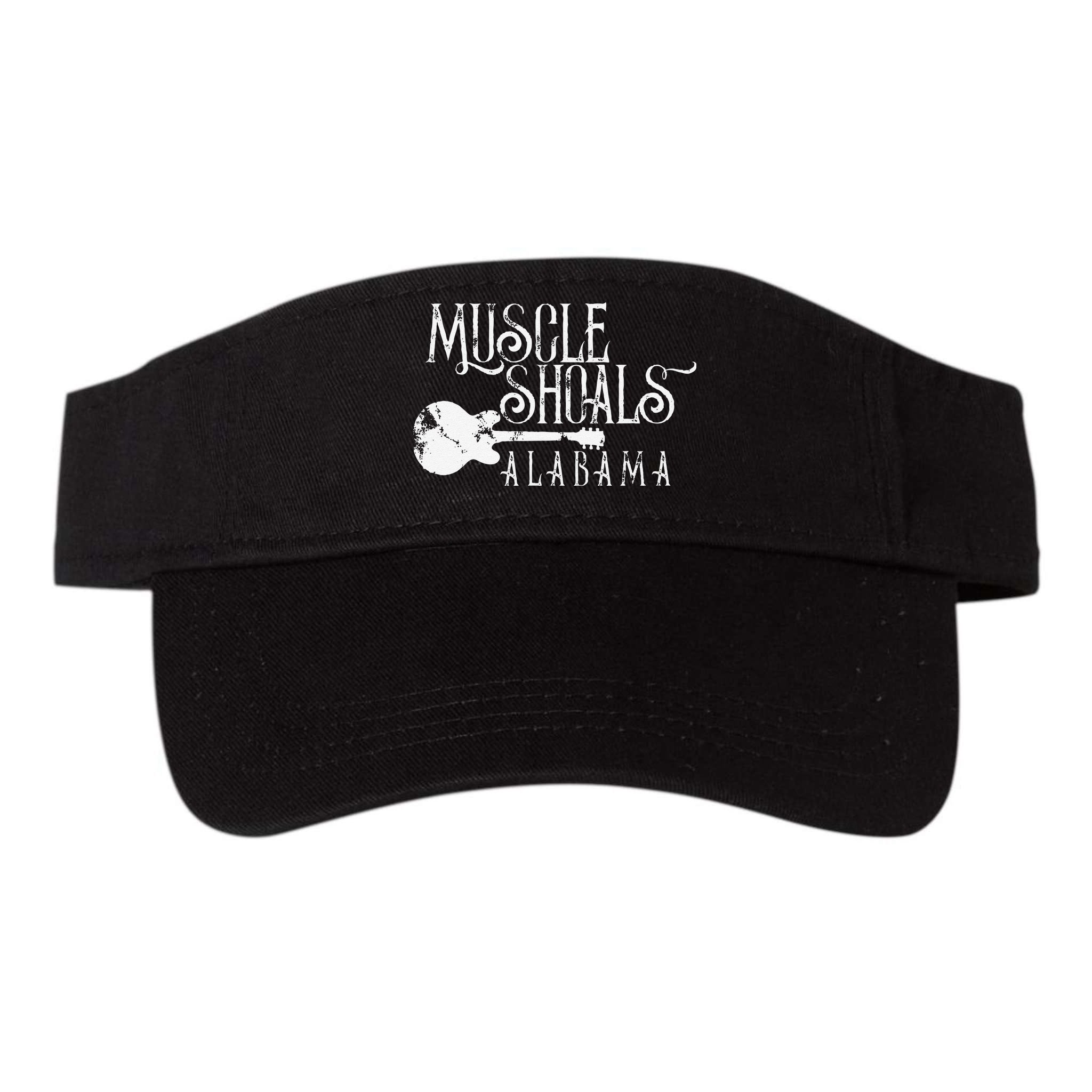 Muscle Shoals Alabama With Guitar Swampy Soul Music Fans Visor