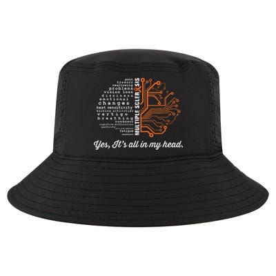 Multiple Sclerosis Awareness MS Head Warrior MS Support Idea Cool Comfort Performance Bucket Hat
