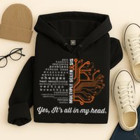 Multiple Sclerosis Awareness MS Head Warrior MS Support Idea Hoodie
