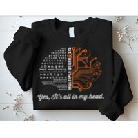 Multiple Sclerosis Awareness MS Head Warrior MS Support Idea Sweatshirt