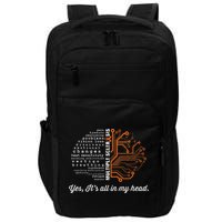 Multiple Sclerosis Awareness MS Head Warrior MS Support Idea Impact Tech Backpack