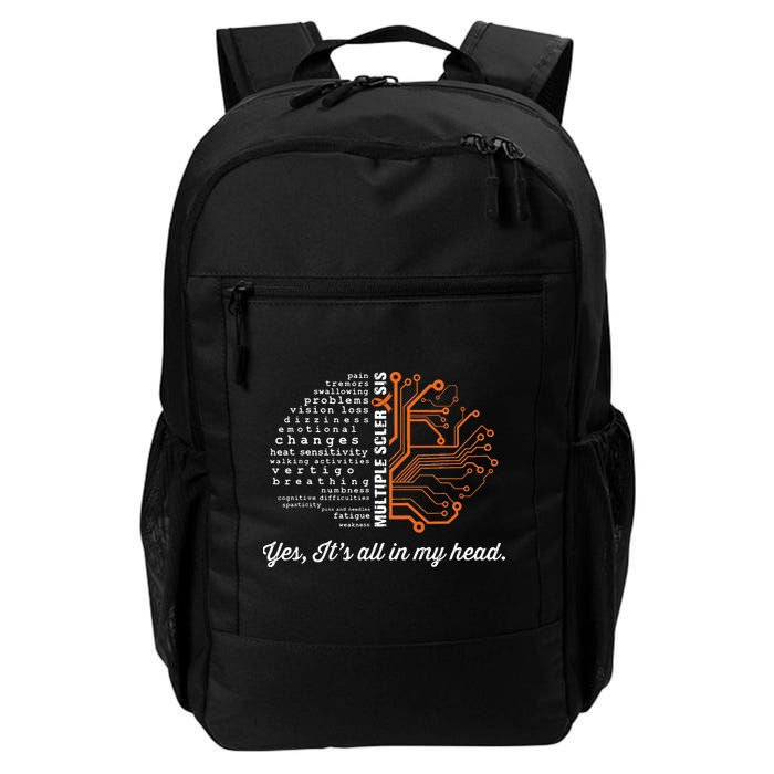 Multiple Sclerosis Awareness MS Head Warrior MS Support Idea Backpack