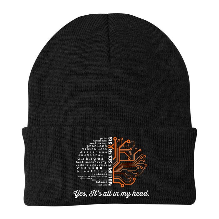 Multiple Sclerosis Awareness MS Head Warrior MS Support Idea Beanie