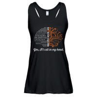 Multiple Sclerosis Awareness MS Head Warrior MS Support Idea Ladies Essential Flowy Tank