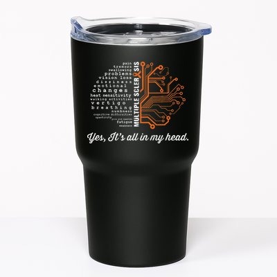 Multiple Sclerosis Awareness MS Head Warrior MS Support Idea Tumbler