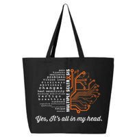 Multiple Sclerosis Awareness MS Head Warrior MS Support Idea 25L Jumbo Tote