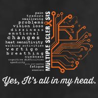 Multiple Sclerosis Awareness MS Head Warrior MS Support Idea Trucker Hat