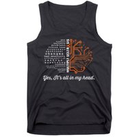 Multiple Sclerosis Awareness MS Head Warrior MS Support Idea Tank Top