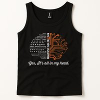 Multiple Sclerosis Awareness MS Head Warrior MS Support Idea Tank Top