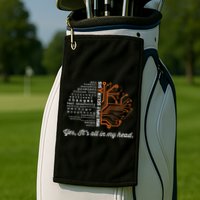 Multiple Sclerosis Awareness MS Head Warrior MS Support Idea Golf Towel