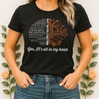 Multiple Sclerosis Awareness MS Head Warrior MS Support Idea Womens T-Shirt