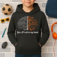 Multiple Sclerosis Awareness MS Head Warrior MS Support Idea Kids Hoodie