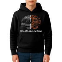 Multiple Sclerosis Awareness MS Head Warrior MS Support Idea Kids Hoodie